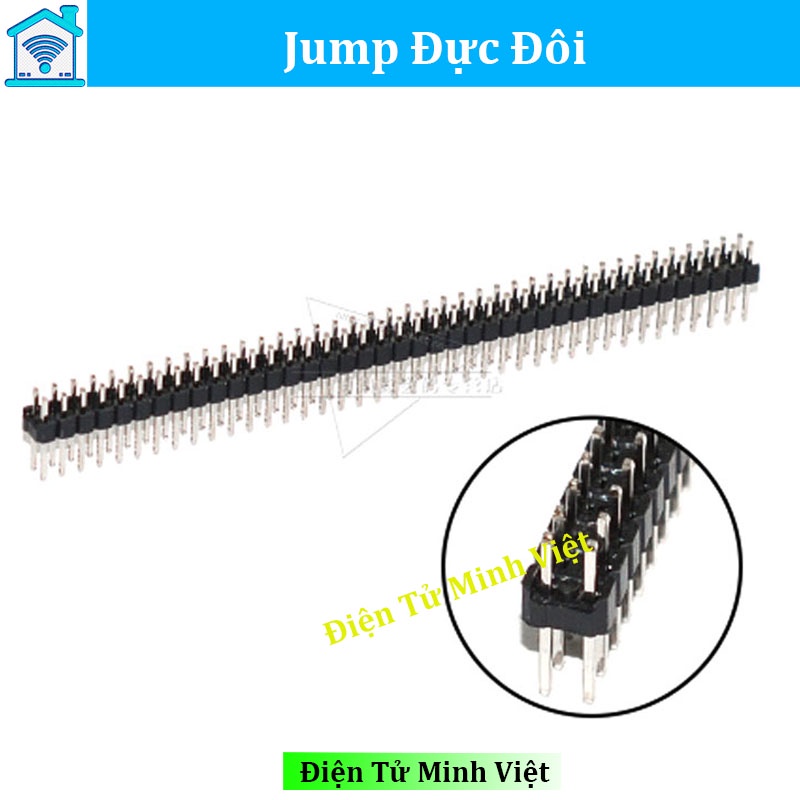 Jump Đực Đôi 2x40 2.54 Loại Thẳng Giá Rẻ