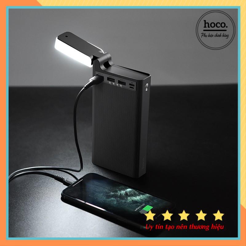 Pin Sạc Dự Phòng Hoco J62 30000Mah Tích Hợp Đèn Pin Siêu Sáng Chính Hãng - Bảo Hành 12 Tháng