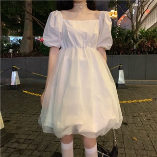 [ ORDER ] Váy babydoll tay phồng