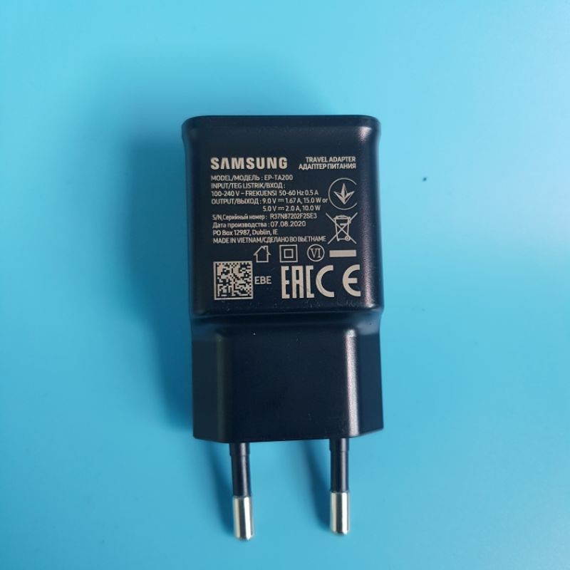 2021- Bộ sạc nhanh Samsung 15W S7 S8 S9 S10 Note 8 9 10 công nghệ sạc nhanh 2.0 - Chính hãng bảo hành 12 tháng