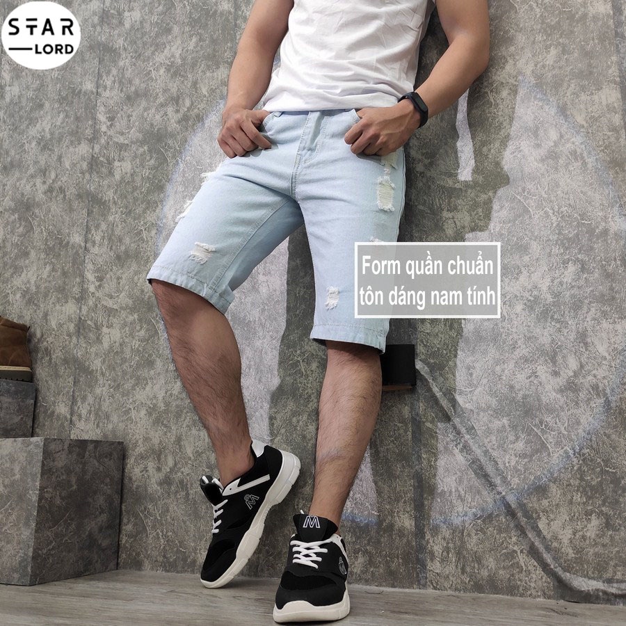 Quần short nam vải jean dày đẹp chuẩn form dáng SL32 StarLord