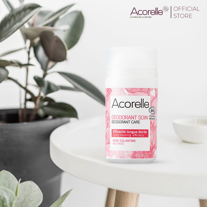 Lăn Khử Mùi Hữu Cơ Dành Cho Mẹ Bầu ACORELLE DÉODORANT SOIN Rose Eglantine 50ml - HƯƠNG HOA HỒNG EGLANTINE | BigBuy360 - bigbuy360.vn