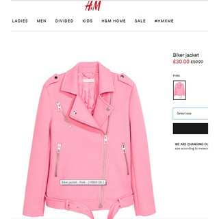 (Auth) Áo dạ H&M size XS