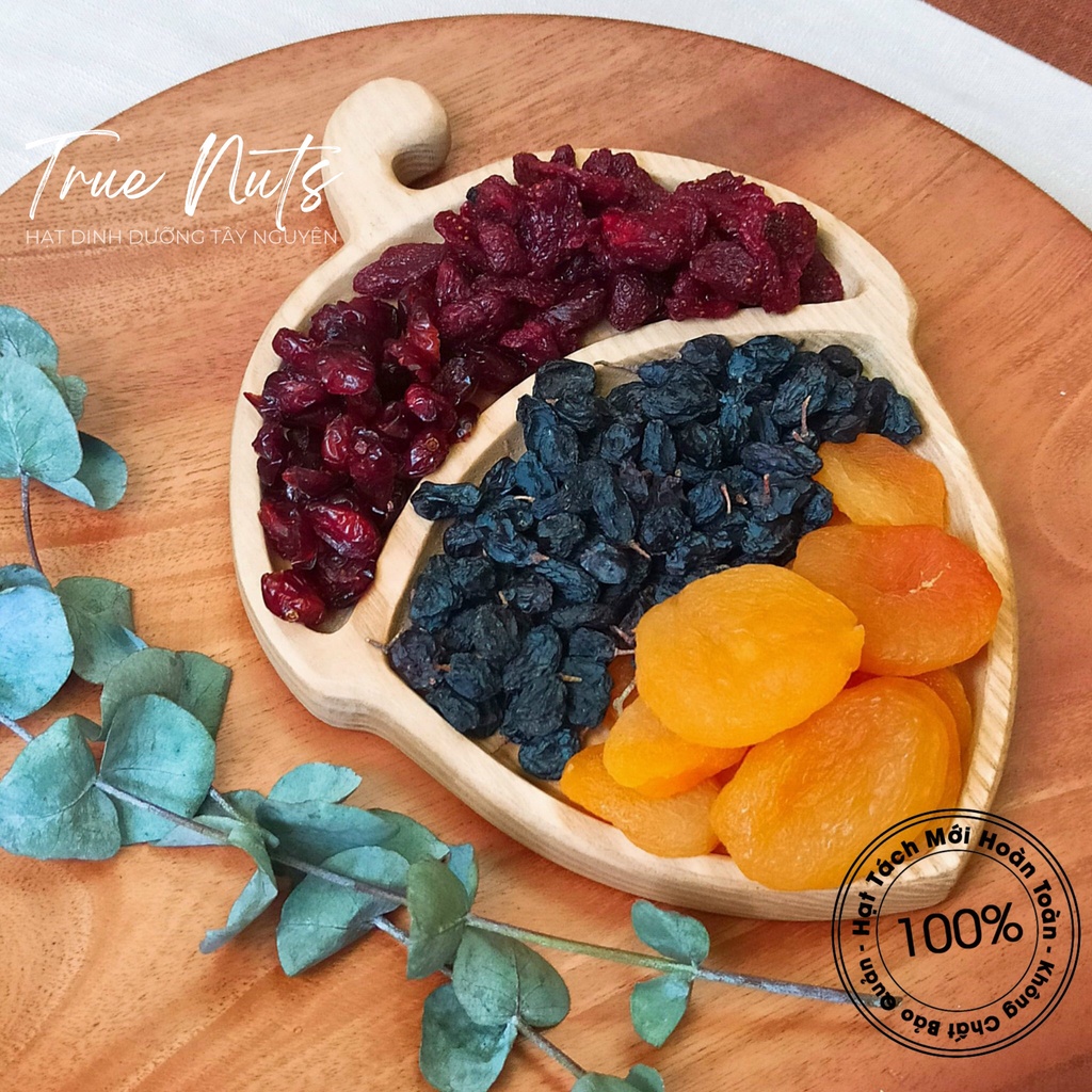 Trái cây sấy dẻo Mix Fruits 3 Loại Quả Sấy (dâu tây, nam việt quất, mơ sấy không đường)