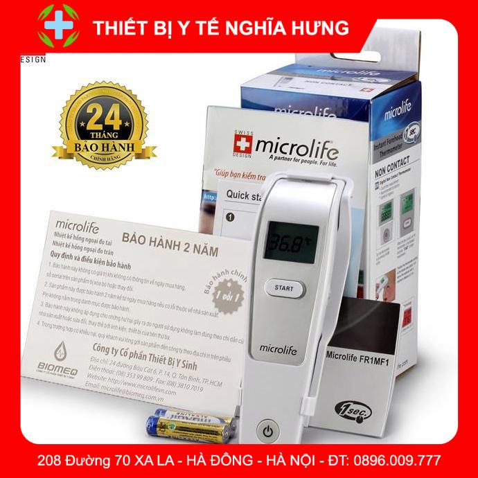 Nhiệt Kế Điện Tử Hồng Ngoại Đo Trán Microlife FR1MF1