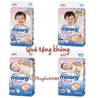 Tã bỉm dán/quần moony thường/moony cộng miếng nội địa nhật đủ size nb90/s84/m64/l54/m58/l44/xl38.....