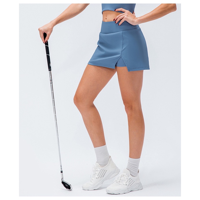 Chân Váy tennis Thể Thao Lưng Cao Có Túi Bên Trong