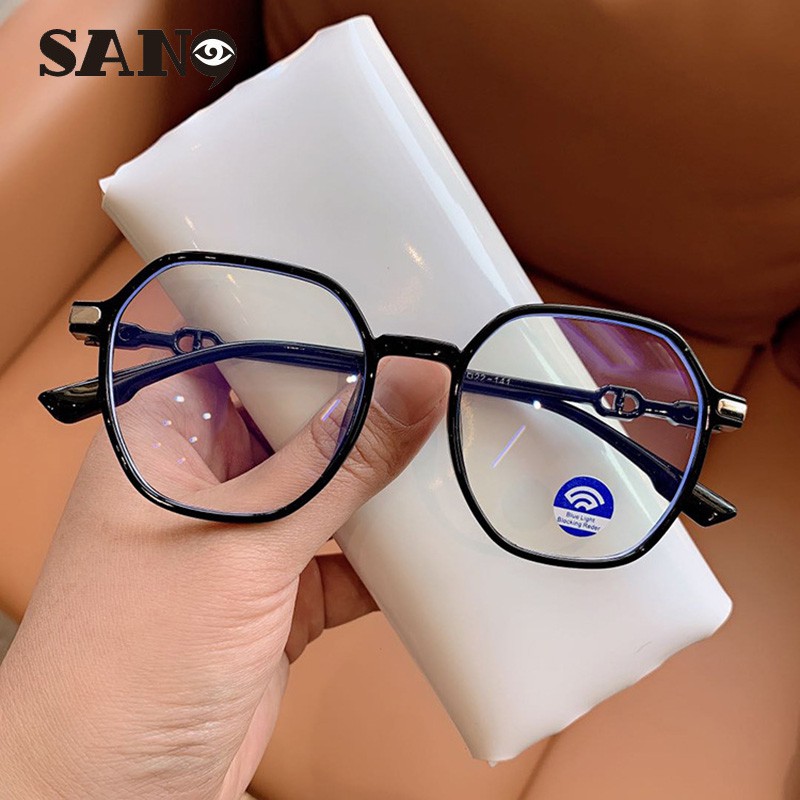 【Computer Chống Xanh Dương Glasses】Ladies Thời Trang PC Kính Khung Kính Mắt Nữ kính chống bức xạ