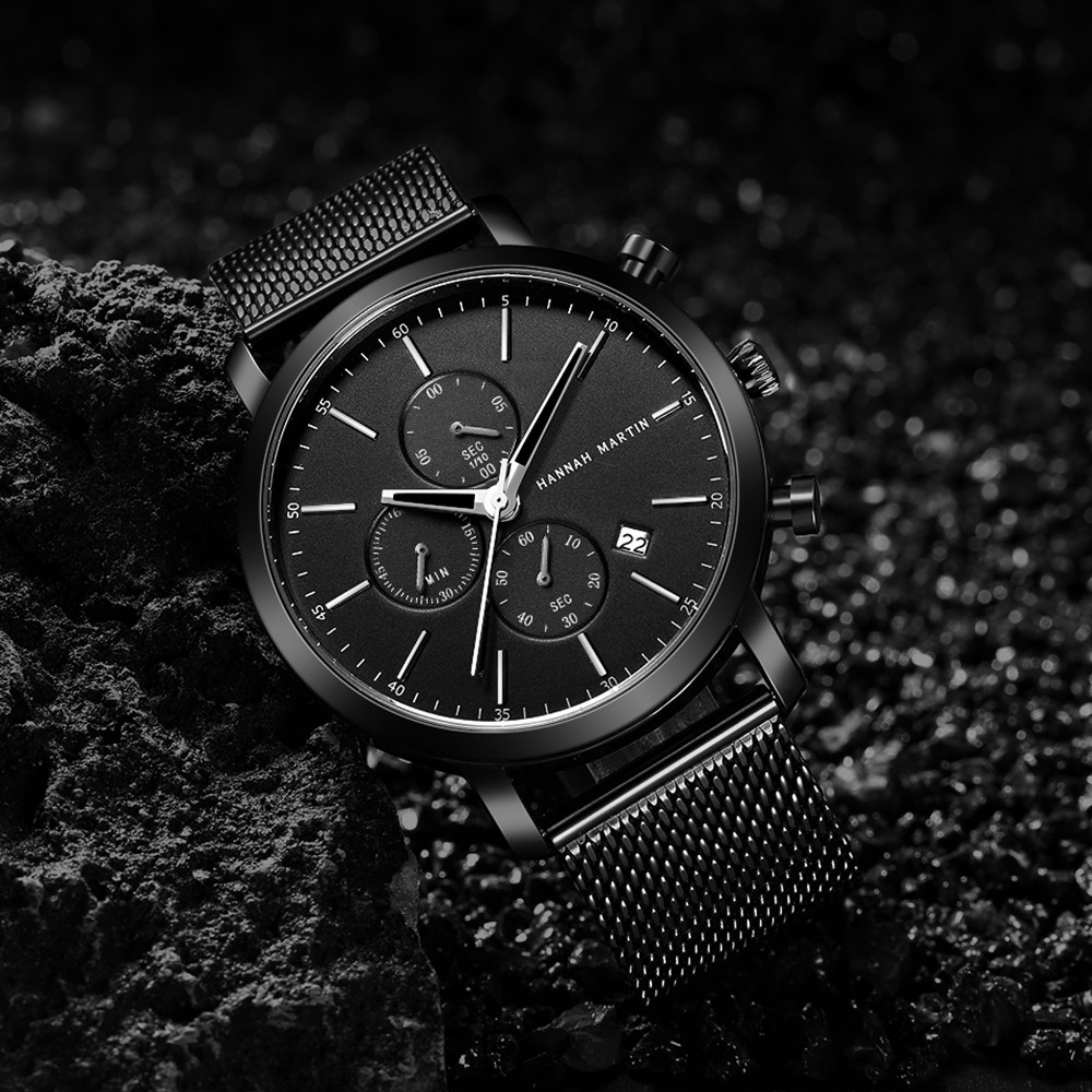 Đồng hồ nam Hannah Martin chính hãng - model HM-109 - chống nước tốt - bảo hành 1 năm | BigBuy360 - bigbuy360.vn