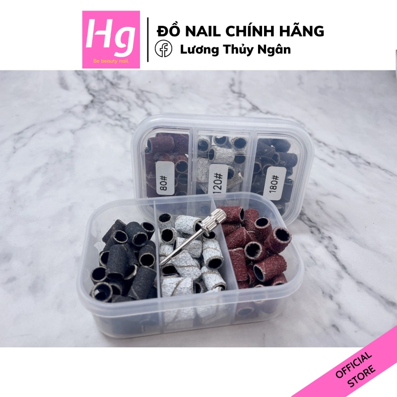 Hộp Ống Giấy Nhám Lắp Lõi Nhám Của Máy Mài Móng Tay Móng Chân