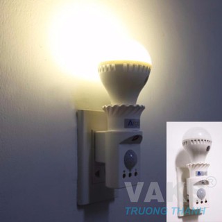 Đuôi đèn cảm biến hồng ngoại có phích cắm - Argos TR01 - 220V AC - Trắng