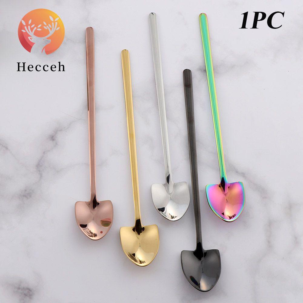 Muỗng Cà Phê Tay Cầm Dài Bằng Thép Không Gỉ