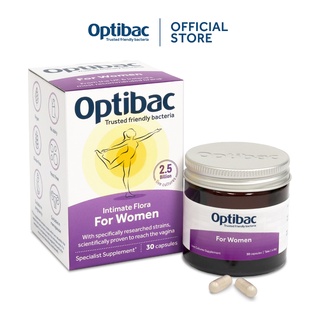 Lợi khuẩn phụ khoa Optibac For Women hỗ trợ cân bằng độ pH tự nhiên ngăn ngừa viêm phụ khoa, nhiễm trùng tiết niệu, hộp