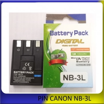 Pin máy ảnh Canon for NB-3L  - Hàng nhập khẩu dành cho máy Canon SD100 và SD10