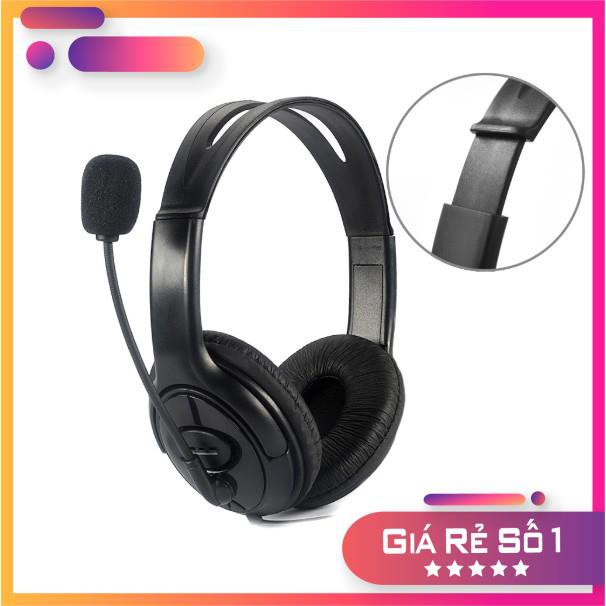 Tai nghe máy tính kèm mic chỉ 1 jack audio 3.5 loại 4 khấc mới dùng trực tiếp cho máy game PS4 | BigBuy360 - bigbuy360.vn