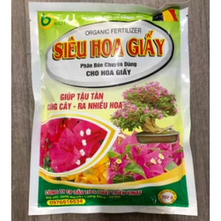 Phân bón chuyên dùng cho Hoa Giấy - Phân bón hữu cơ Siêu Hoa Giấy
