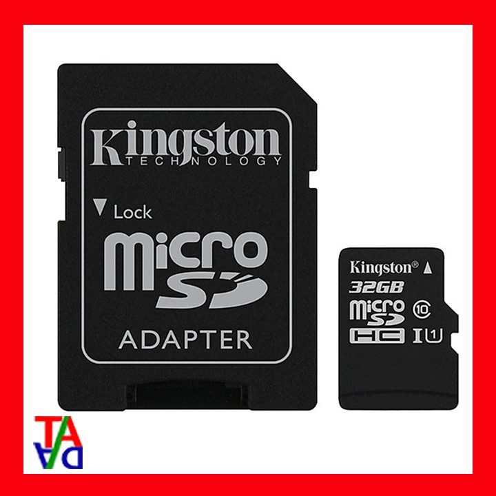 Thẻ Nhớ Micro SDHC Kingston 32GB Class 10 (Có Adapter) - Hàng Chính Hãng FPT