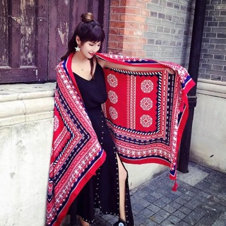 ♥️Khăn thổ cẩm phong cách boho ấn tượng
