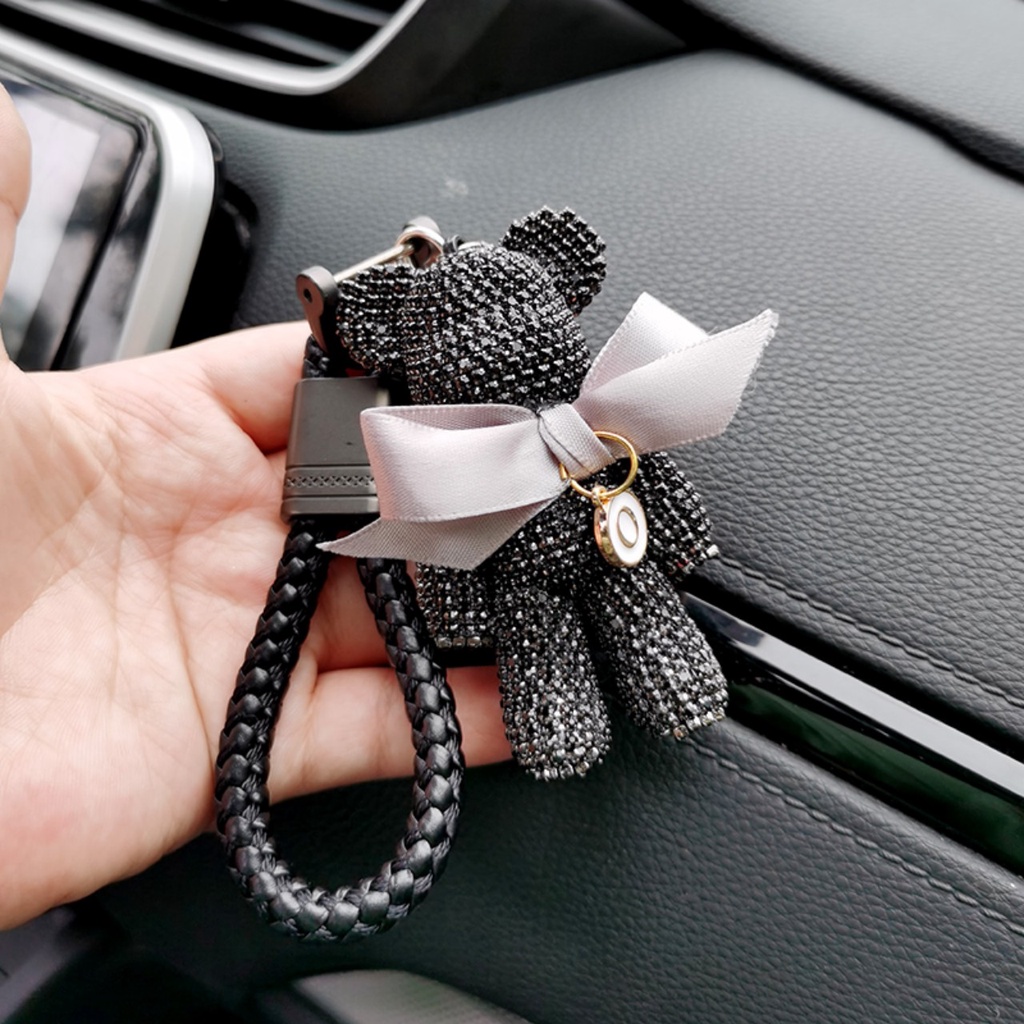 Móc khóa Bearbrick Gấu đính đá thời thượng