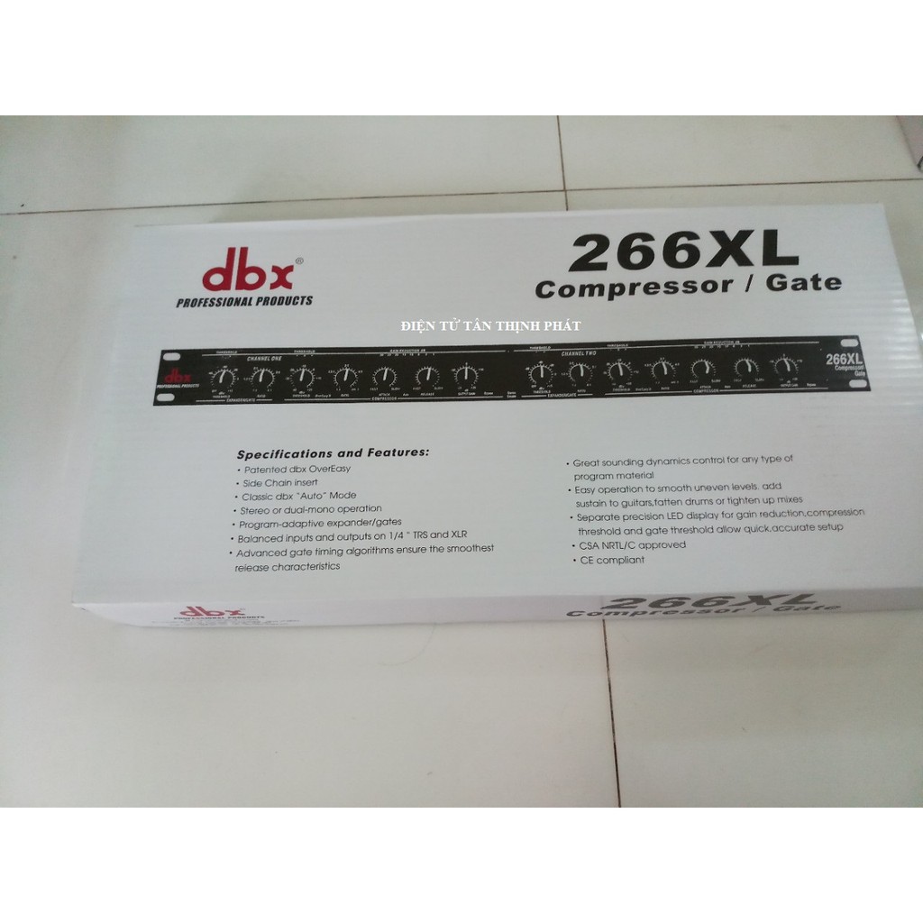 ( ẢNH THẬT) Nén tiếng compressor dbx 266xl hàng chuẩn cao cấp