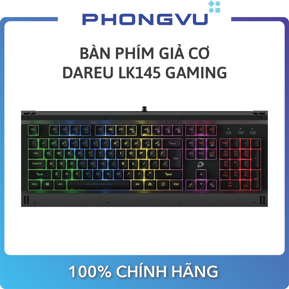 Bà̀n phím giả cơ Dareu LK145 Gaming - Bảo hành 24 tháng