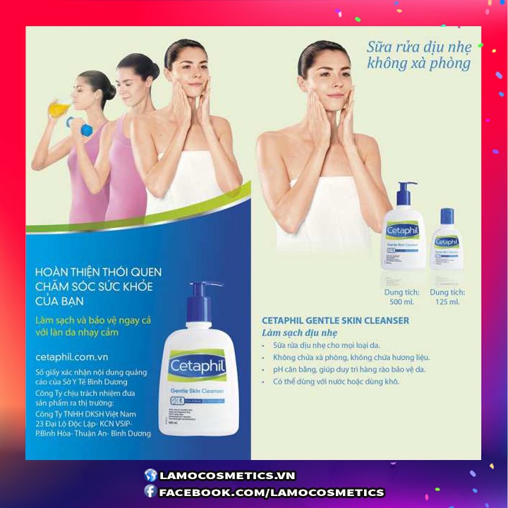 Sữa Rửa Mặt Cetaphil Gentle Skin Cleanser Chính Hãng 100%