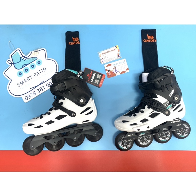 Giày Patin Cougar 509 màu trắng thời thượng, cao cấp