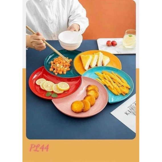 Sét 5 Đĩa Lúa Mạch Hình Bán Nguyệt