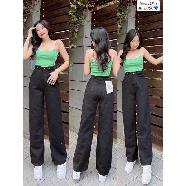 Quần jeans baggy mã 3202, 3132, 5211, 5172 lưng siêu cao ống rộng dài