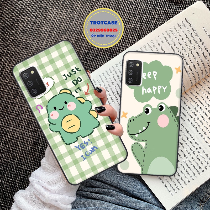 Ốp lưng Samsung A02S - A03S - A21S - A31 - M21 - M30S - in hình khủng long dino , cô gái và thỏ xanh siêu mịn