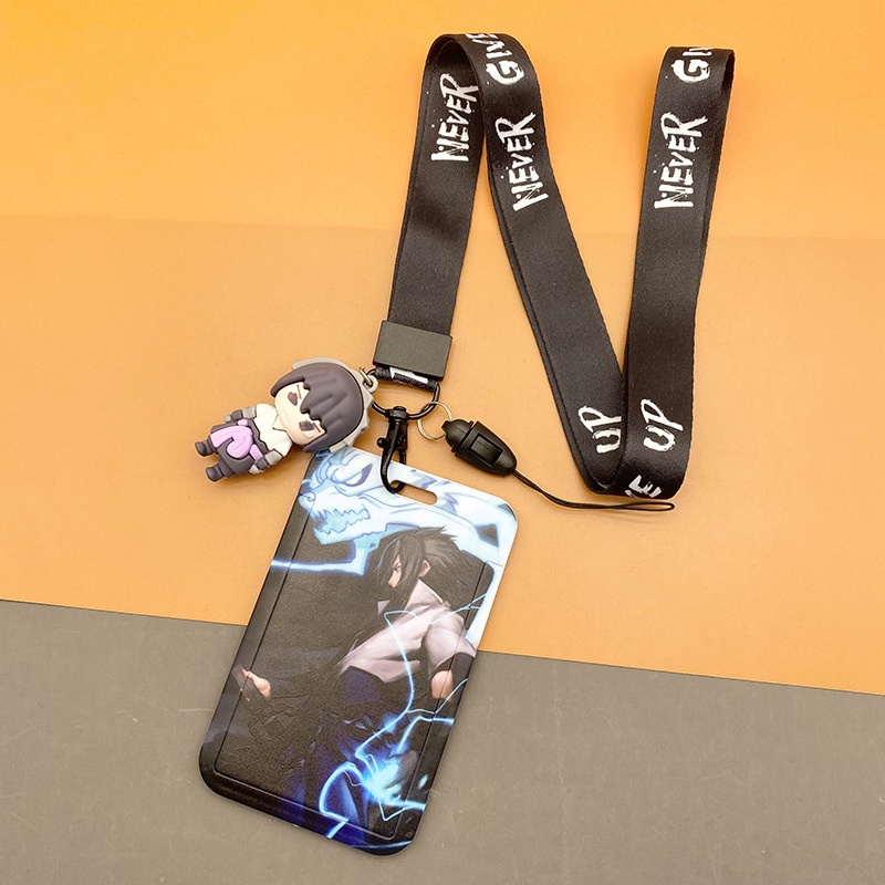 Vỏ Bọc Thẻ ID/Thẻ ID Kèm Móc Khóa Hình Búp Bê Ninja Trong Naruto