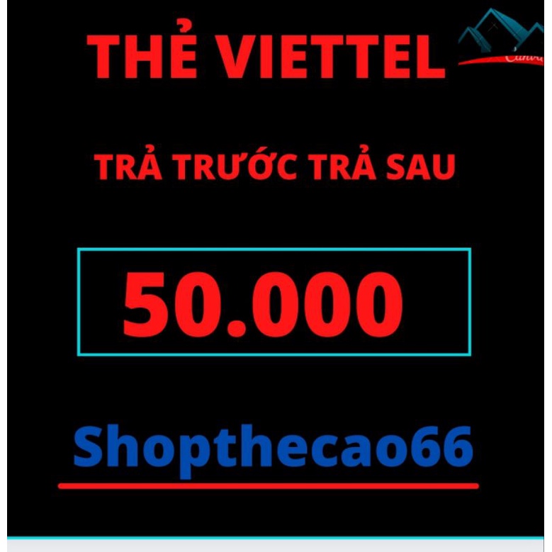 Thẻ  viettel 50k nhanh