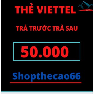 Thẻ  viettel 50k nhanh