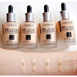 Kem nền Catrice HD Liquid Coverage Foundation tone 10