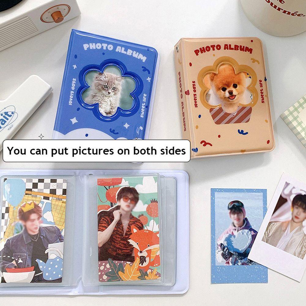 PEWANY Album Ảnh 3 Inch 40 Ngăn In Hình Thần Tượng Dễ Thương Giá Đỡ