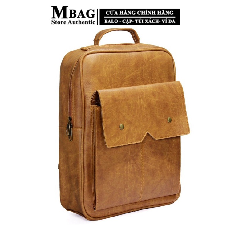 Balo da đựng laptop, ba lô Local Brand Unisex công sở, da cao cấp, chống thấm
