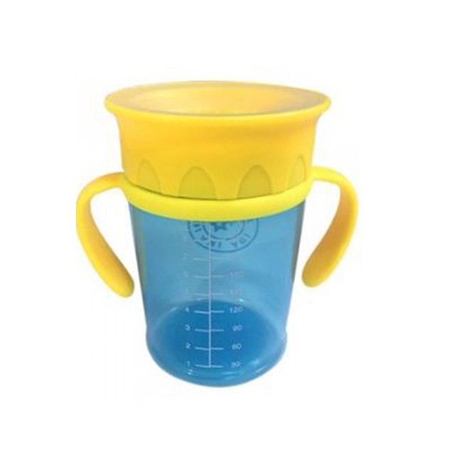 Cốc tập uống chống tràn 360 độ 250ml AMI V047 ( màu ngẫu nhiên)