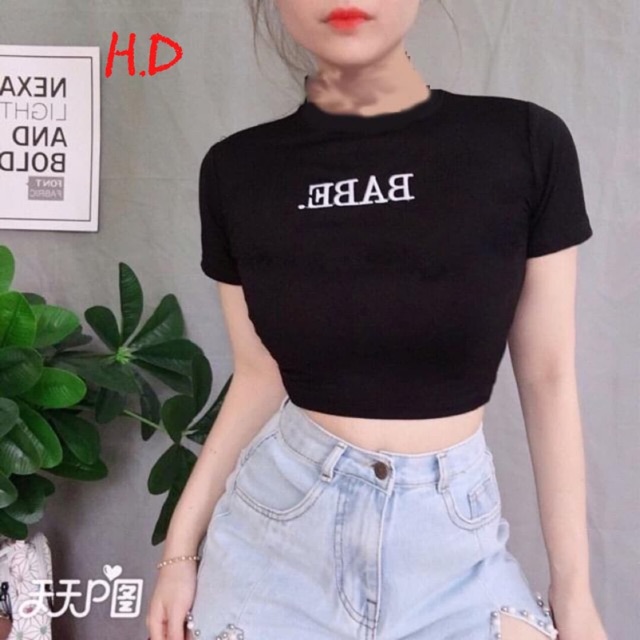 Áo Croptop BABE HĐ12