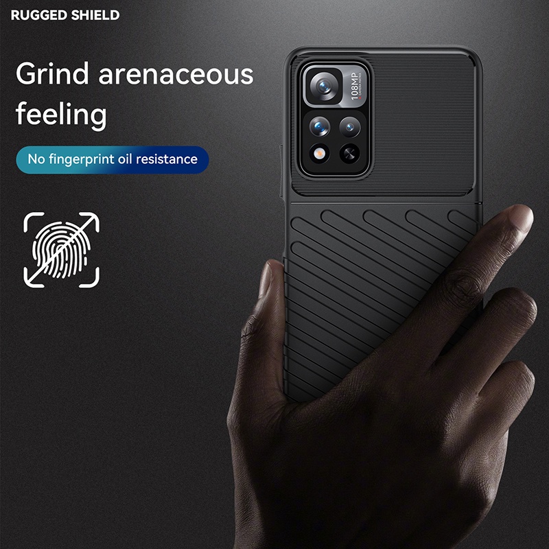 Ốp Điện Thoại TPU Chống Sốc Cho Xiaomi Redmi Note 11 Pro 5G Case Redmi Note 9S 10 11S Pro