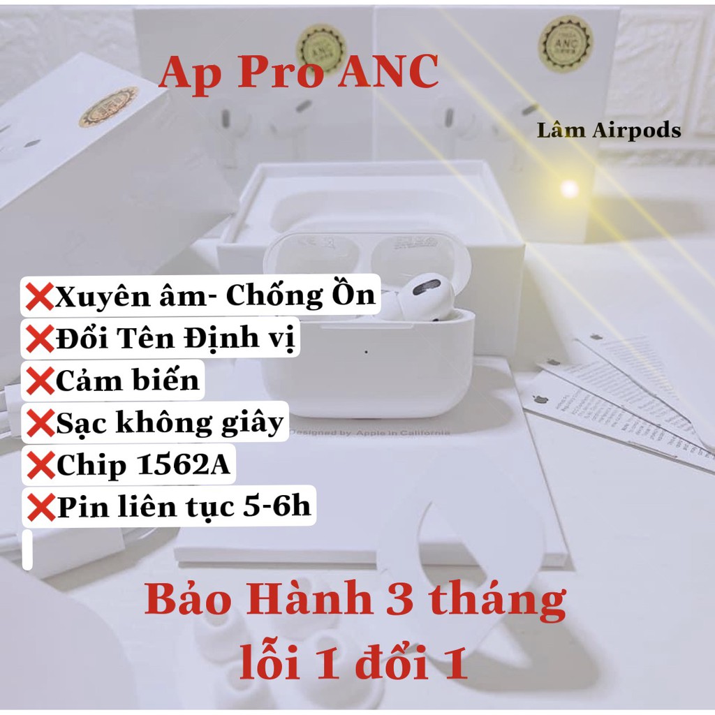 Tai Nghe Bluetooth Pro TWS 1562A Âm Thanh Vòm Chống Ồn Tự Động - 35db Bảo Hành 3 Tháng Lỗi 1 Đổi 1