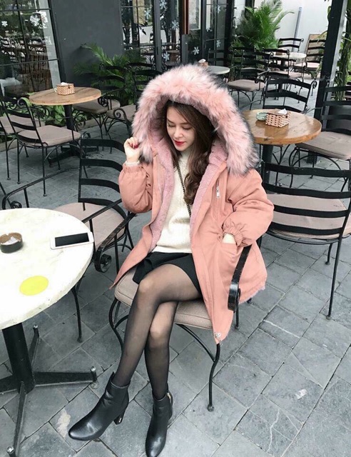 XẢ HÀNG SALE SÓC Áo khoác parka kaki mũ lông hàng chuẩn loại 1 freesize | BigBuy360 - bigbuy360.vn