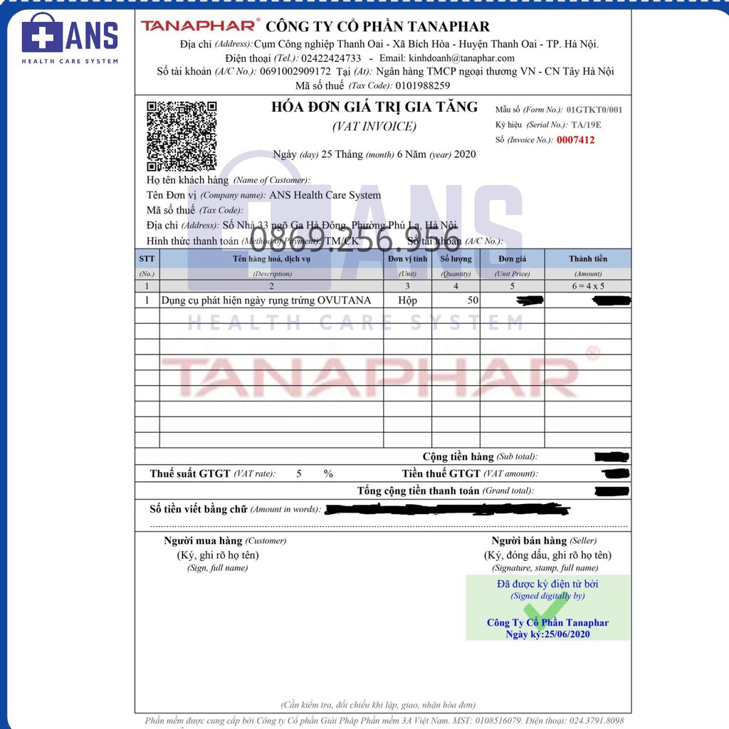 Combo 12 que thử rụng trứng OvuTana