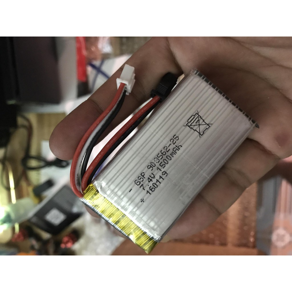 Pin 2s 1500mah giành cho flycam, máy bay điều khiển từ xa