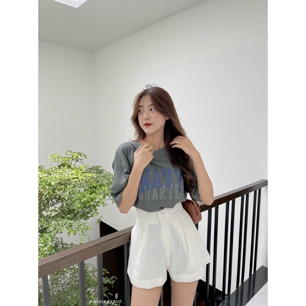 Áo thun 8301 NAVY Quarter