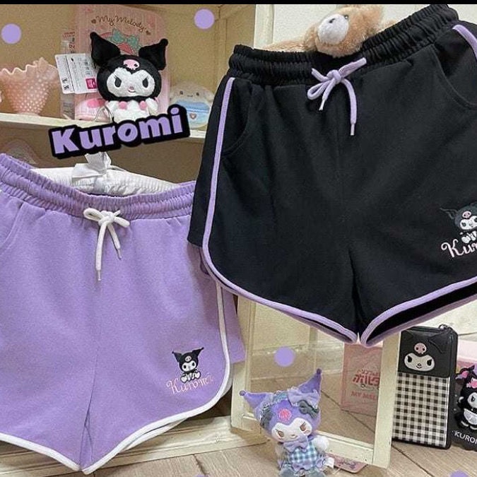Quần Short Thể Thao Ống Rộng Phong Cách Nhật Hàn Dễ Thương Cho Nữ