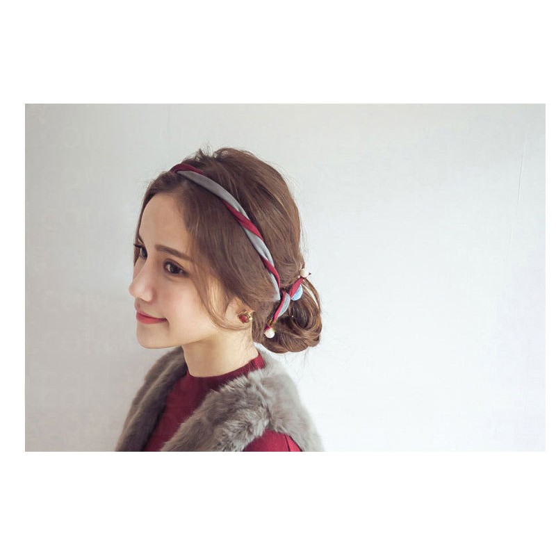 Băng đô bờm tóc cài tóc cổ trang dân tộc quấn tóc quà tặng xinh xắn