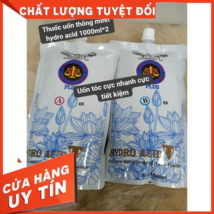 Uốn nóng  Hydro Acid Mang thương hiệu TNT 1000ml*2  FREESHIP   Uốn tóc cực nhanh tiết kiệm thời gian