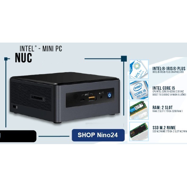 Máy Bộ Intel® NUC KIT NUC8I5BEH i5-8259U - 194