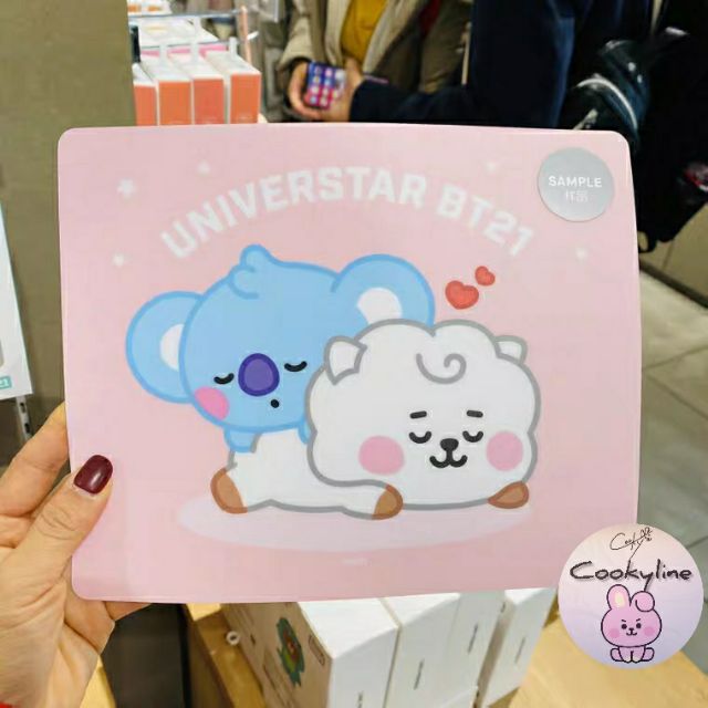 BT21 Official  MIẾNG LÓT CHUỘT PVC ROYCHE X BT21 HÀNG OFFICIAL