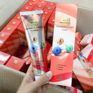 Combo 5 chai Dầu lạnh xoa bóp Glucoaid & Omega 3 Cream